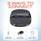Delton C4700 Wireless Conference Speaker AI Noise Reduction Mic Auto Pair USB 360 Degree Audio Sound AEC DSC4700-WR - alternate 8